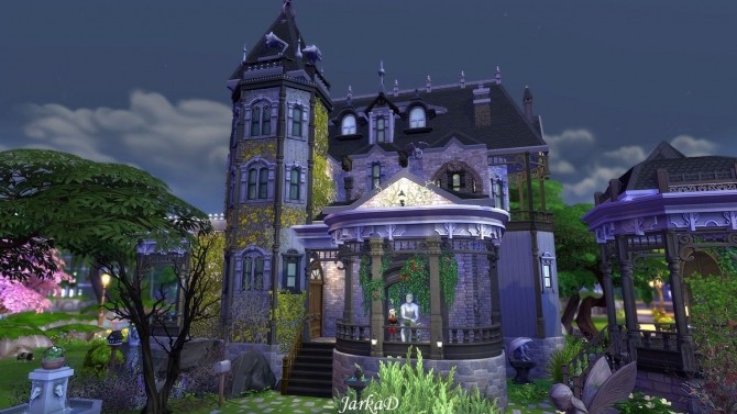 Sims 4 Vampire Mansion II at JarkaD Sims 4 Blog