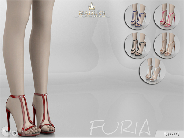 Sims 4 Madlen Furia Shoes by MJ95 at TSR