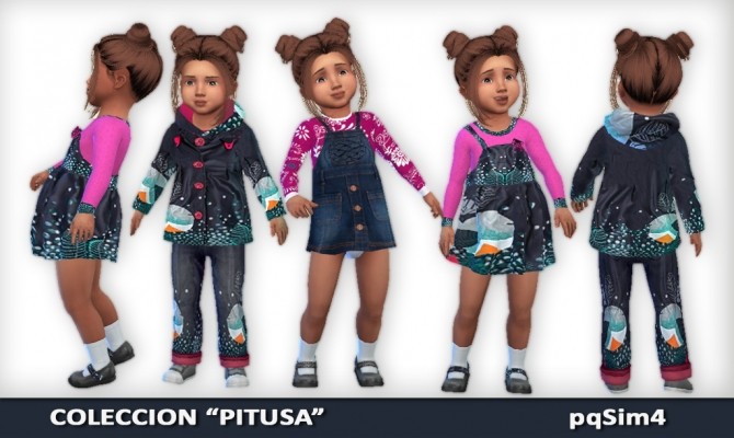 Sims 4 Pitusa collection by Mary Jiménez at pqSims4
