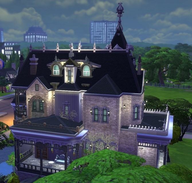 Sims 4 Vampire Mansion II at JarkaD Sims 4 Blog