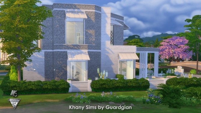 Sims 4 ZOOM house by Guardgian at Khany Sims