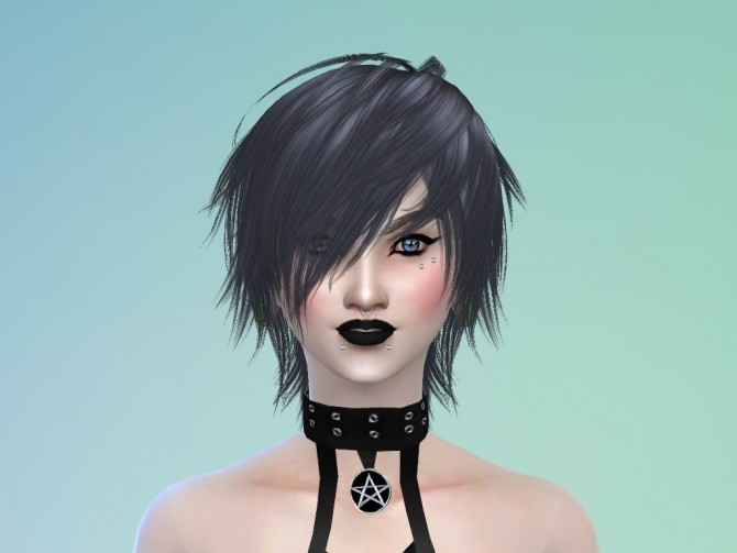 Sims 4 Raven Goth by keironcheyette at Mod The Sims