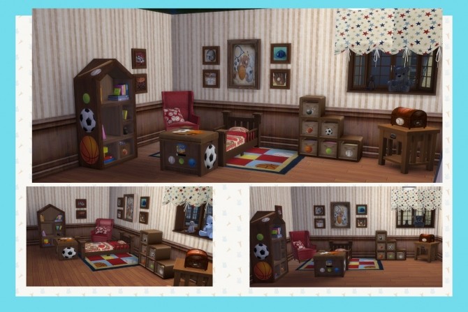 Sims 4 VINTAGE TODDLER ROOM at Alelore Sims Blog