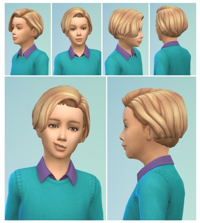 Sims 4 Willeby KidsHair at Birksches Sims Blog