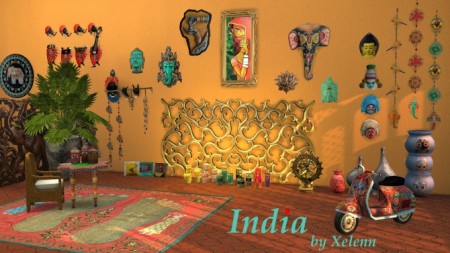 INDIA set 43 items at Xelenn