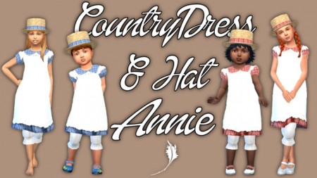 Country Dress & Hat Child & Toddler at Seger Sims