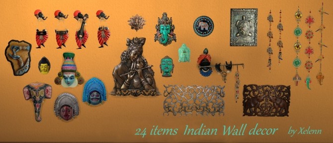 Sims 4 INDIA set 43 items at Xelenn