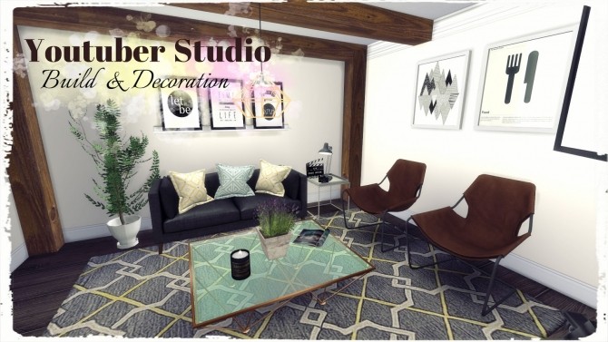 Sims 4 Youtuber Studio at Dinha Gamer