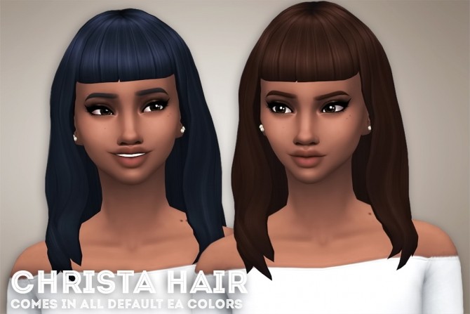 Sims 4 Christa Hair at Ivo Sims