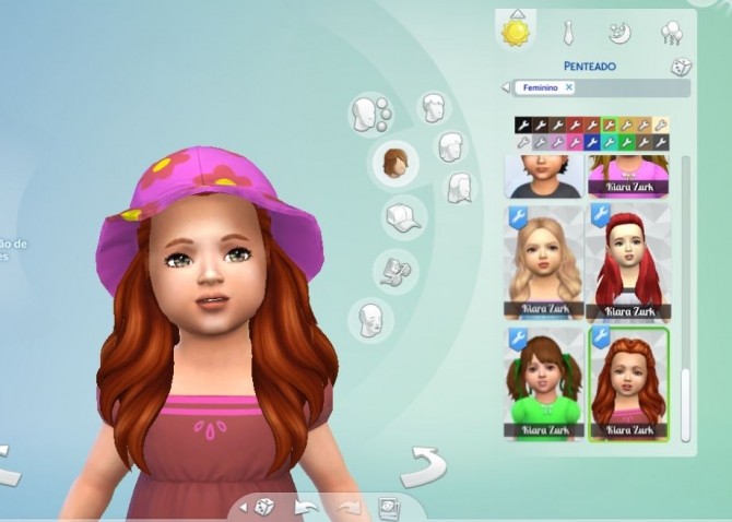 Sims 4 Creative Braids for Toddlers at My Stuff