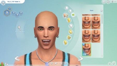 Silver Teeth by aduncan at Mod The Sims