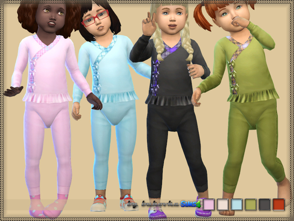 Sims 4 Jumpsuit Girl by bukovka at TSR