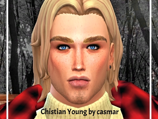 Sims 4 Christian Young by Casmar at TSR