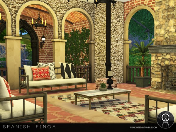 Sims 4 Spanish Finca by Pralinesims at TSR