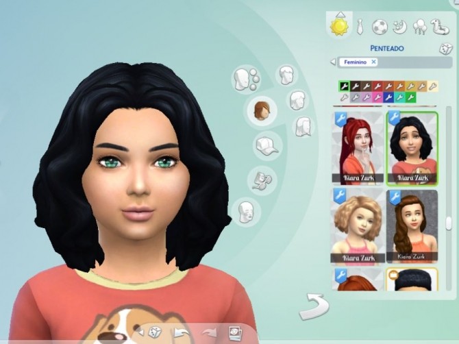 Sims 4 Barbara Hair for Girls at My Stuff