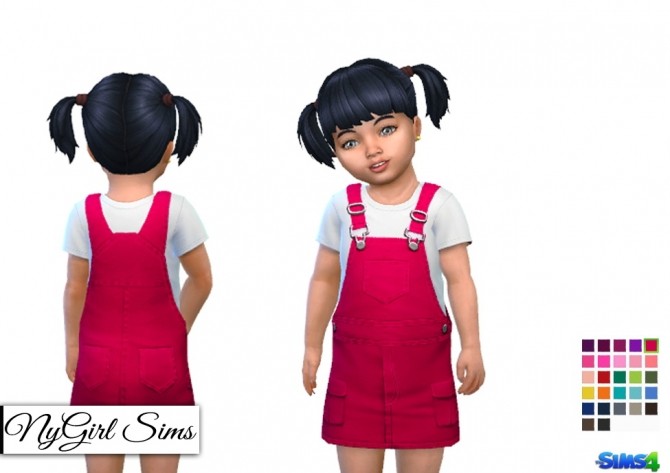 Sims 4 Overall Dress at NyGirl Sims