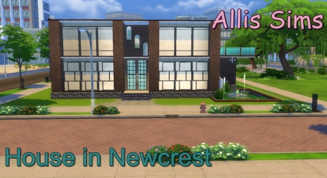 Sims 4 NEWCREST house at Allis Sims
