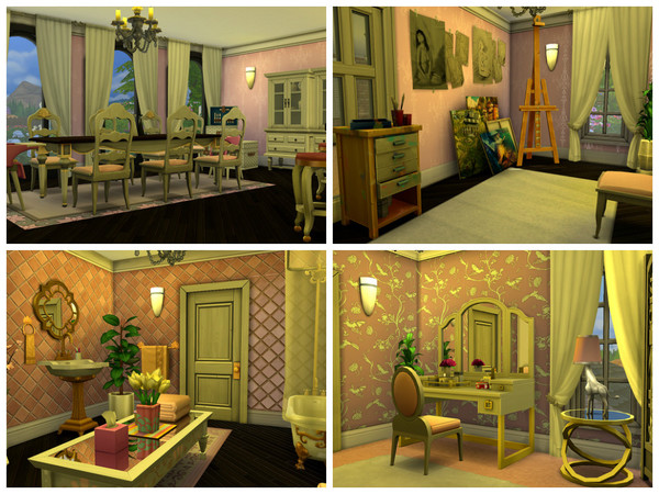 Sims 4 Roosevelt family home by sharon337 at TSR