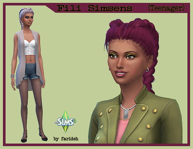 Sims 4 Simsens family by farideh at All 4 Sims