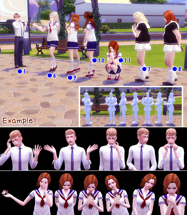 Sims 4 Valentine’s Day pose 02 at A luckyday