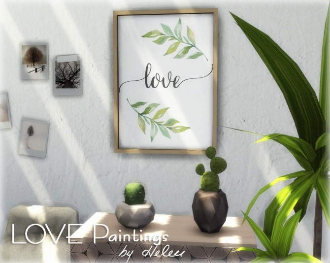 Sims 4 LOVE Paintings at Helen Sims