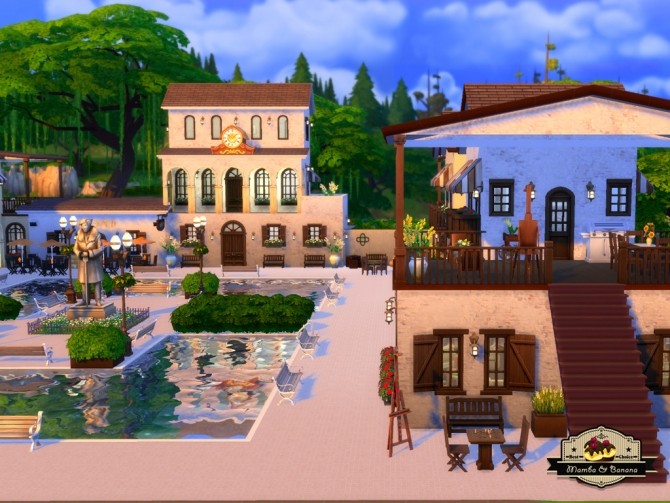 Sims 4 The Village No CC by mamba black at Mod The Sims