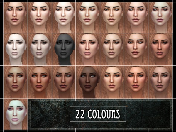 Sims 4 R skin 6 female by RemusSirion at TSR