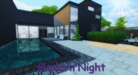 Modern night house at Allis Sims