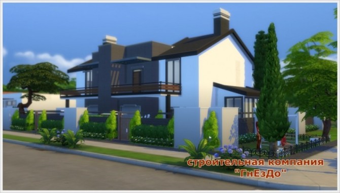 Sims 4 Duplex house at Sims by Mulena