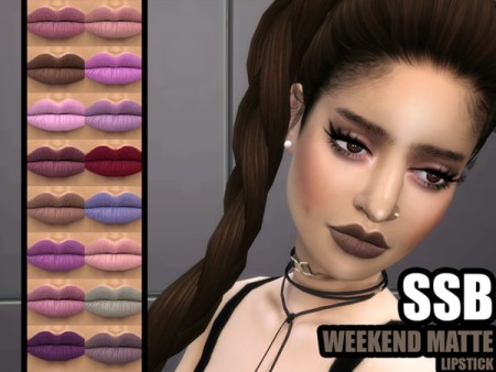 Weekend Matte Lipstick by SavageSimBaby at TSR