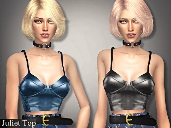 Sims 4 Juliet Top by Genius666 at TSR