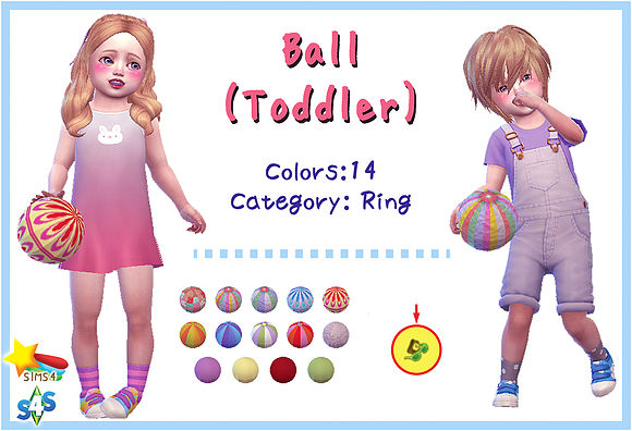 Sims 4 Ball (Toddler) at A luckyday