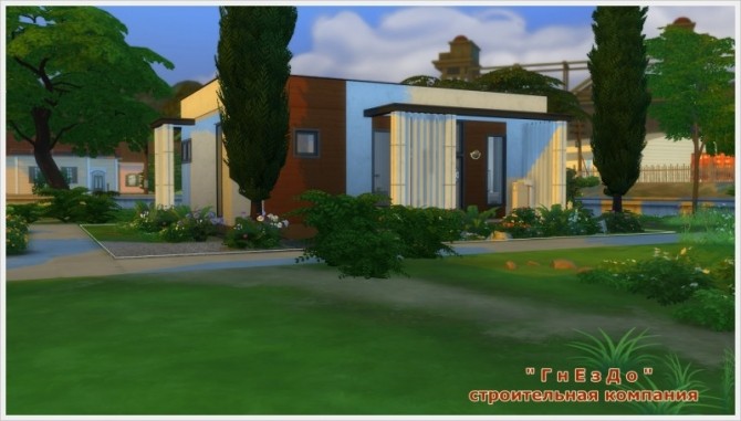 Sims 4 CUBIX house at Sims by Mulena