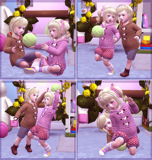 Sims 4 Playing ball pose at A luckyday