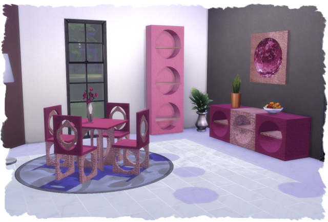 Sims 4 Betty Dining room by Chalipo at All 4 Sims