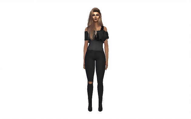 Sims 4 Hailey Scott at PortugueseSimmer