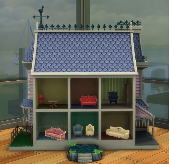 Sims 4 Dollhouse Furniture by BigUglyHa at SimsWorkshop
