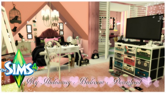 Sims 4 My Hideaway room at Pandasht Productions