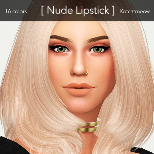 Sims 4 Lipstick at KotCatMeow