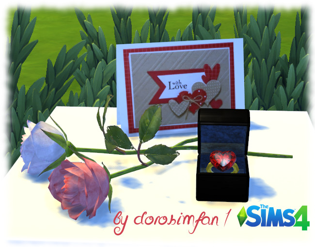Sims 4 Be my Valentine set by dorosimfan1 at Sims Marktplatz