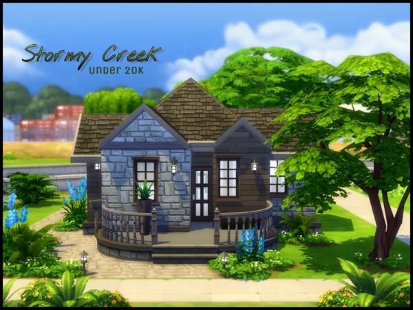 Sims 4 Stormy Creek house by sparky at TSR