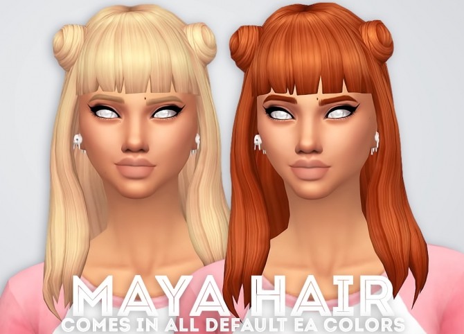 Sims 4 Maya Hair at Ivo Sims