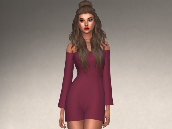 Sims 4 Aurelia Playsuit by Christopher067 at TSR