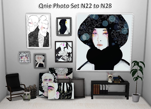 Qnie Photo Set N22 To N28 At Qvoix Escaping Reality Sims 4 Updates