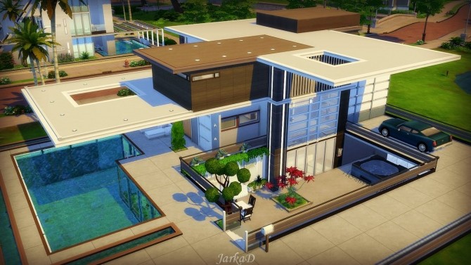 Sims 4 ARIADNE villa at JarkaD Sims 4 Blog