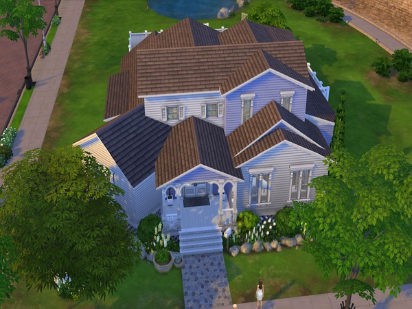 Sims 4 Montgomery house by LucieStilinski at TSR