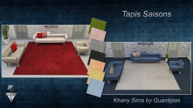 Sims 4 Seasons Rugs by Guardgian at Khany Sims
