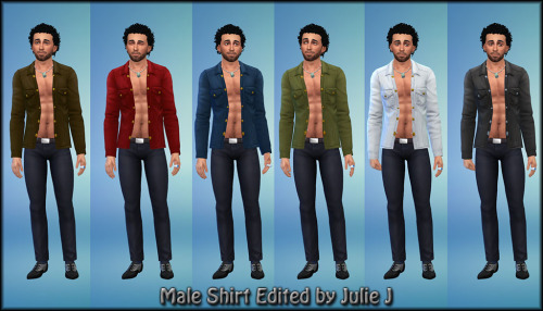 Sims 4 Male Vampire Jacket Edited at Julietoon – Julie J