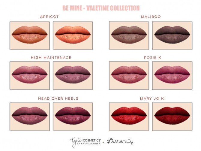 Sims 4 KYLIE VALENTINE COLLECTION at SERENITY