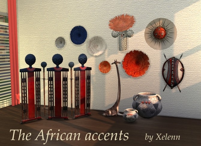 Sims 4 The African accents & Baobab trees at Xelenn